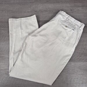 Polo Ralph Lauren Pants Mens 40x32 Khaki Relaxed Fit Cotton Slacks Casual Preppy